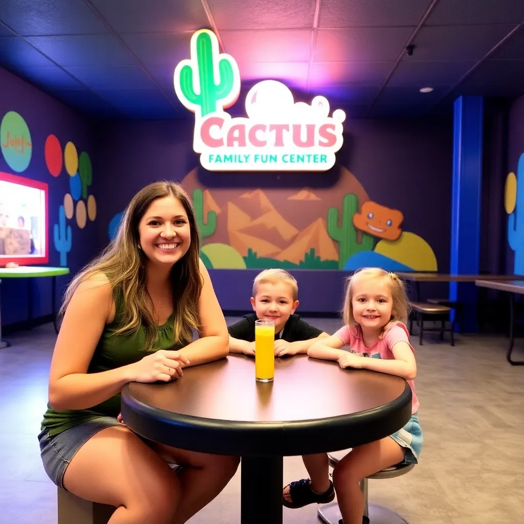 Kids birthday party places Cactus Pete's Family Fun Center in Imperial