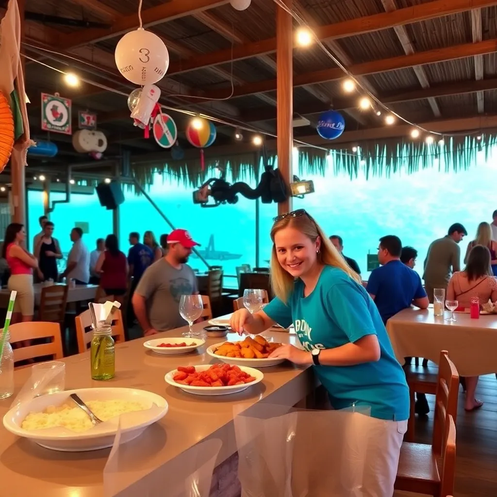 Kids birthday party places Caribbean Fish Market in St Thomas