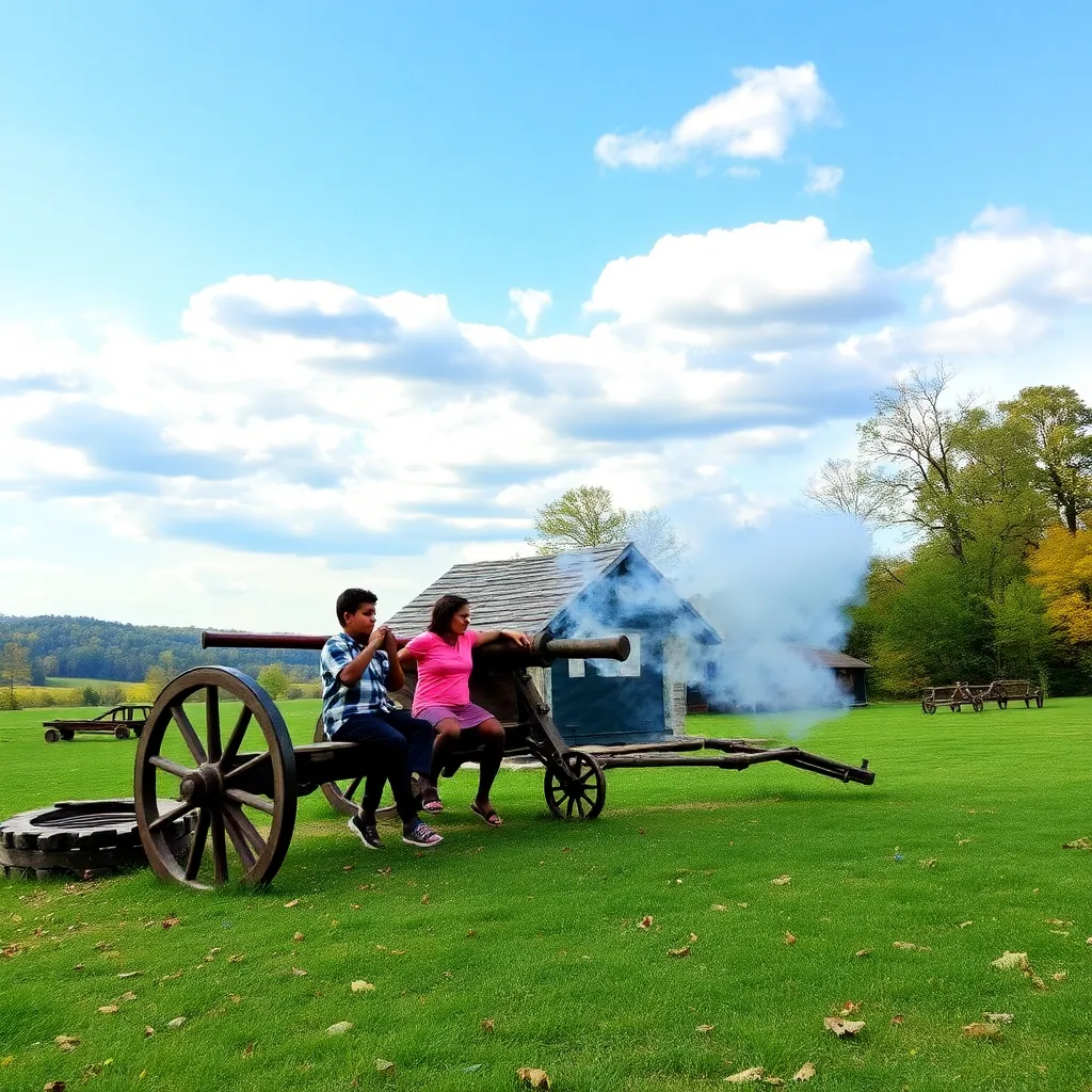 Kids birthday party places Carnifex Ferry Battlefield State Park in Summersville