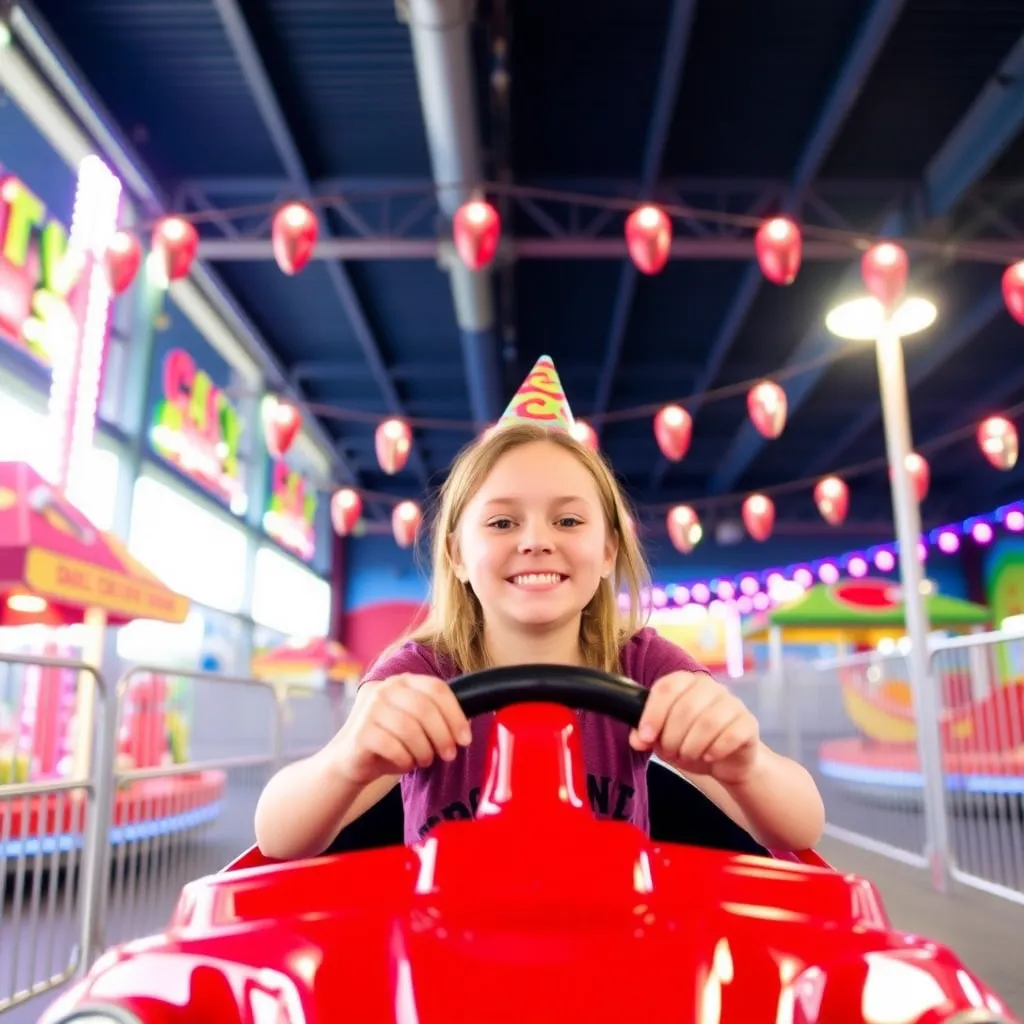 Kids birthday party places Casey's Amusement Park in Alexandria