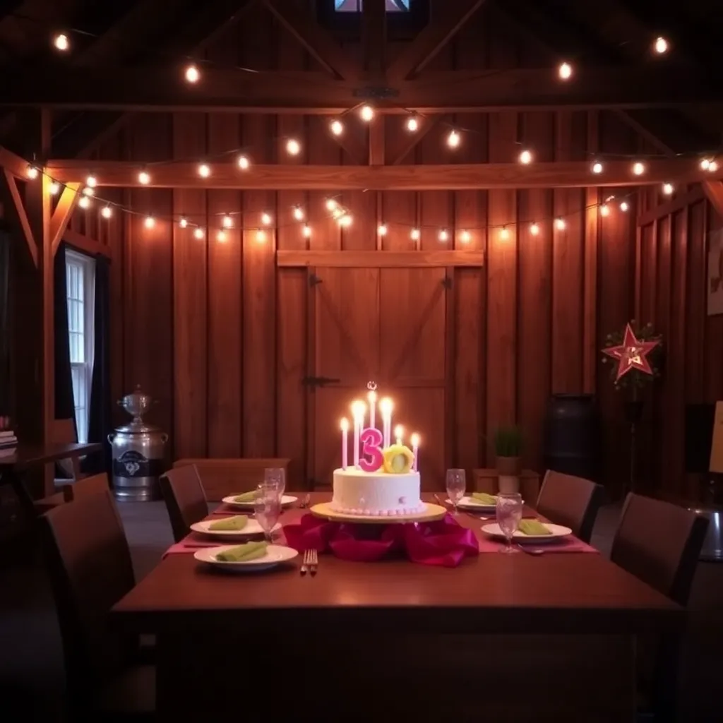 Kids birthday party places Castlewood Barn in Lexington