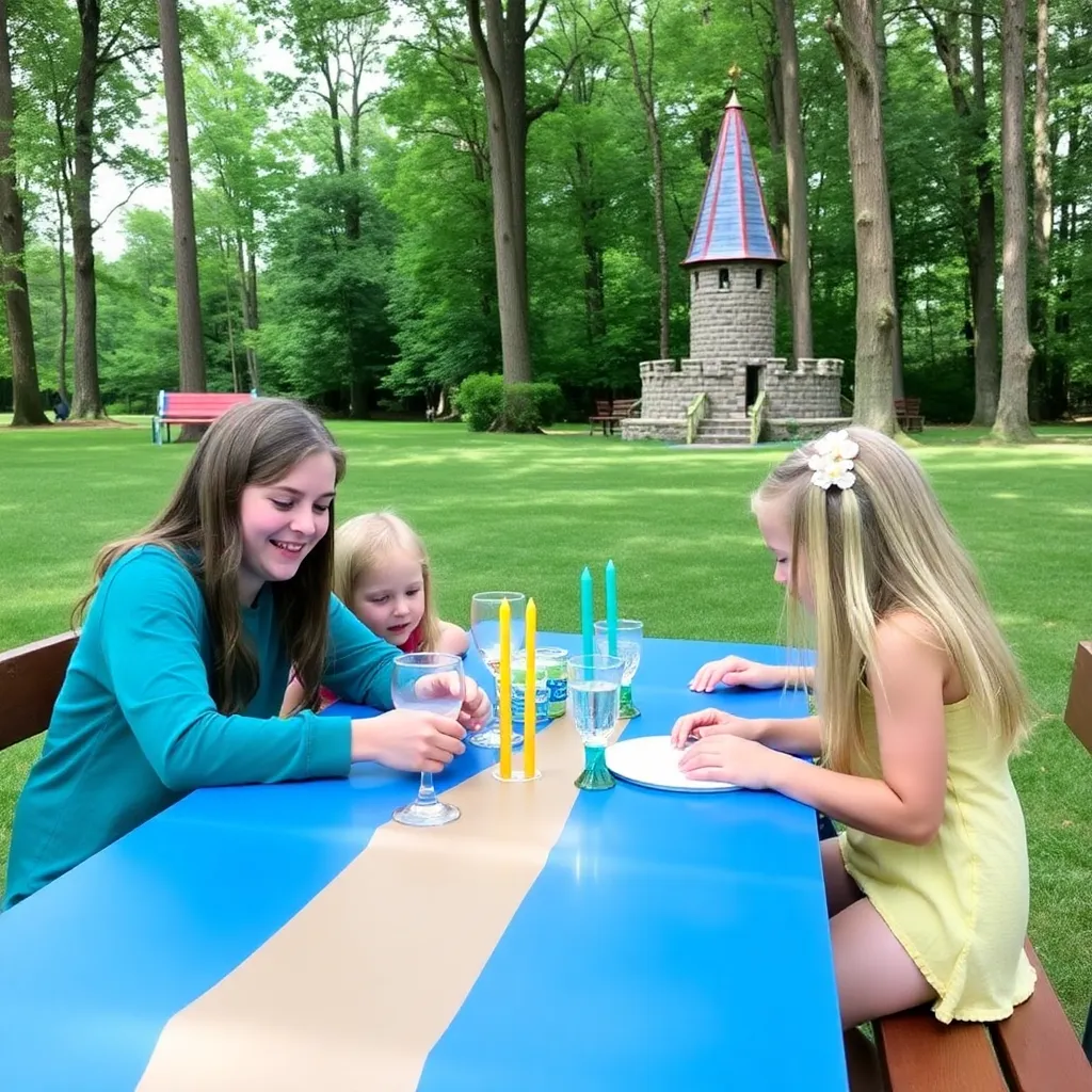 Kids birthday party places Castlewood Park in Lexington