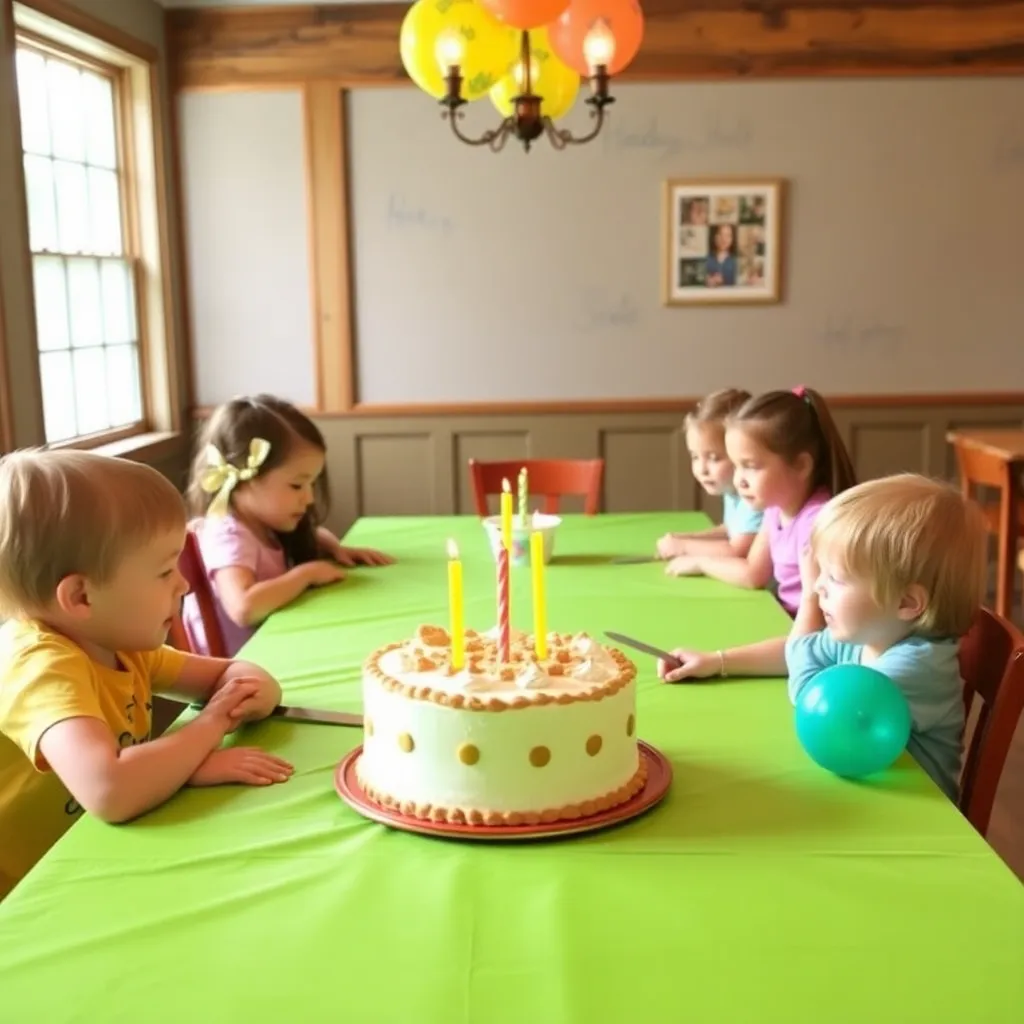 Kids birthday party places Cedars Hall in Waterbury