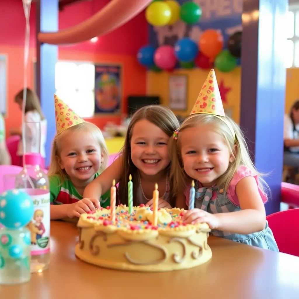 Kids birthday party places Celebration Station in Baton Rouge