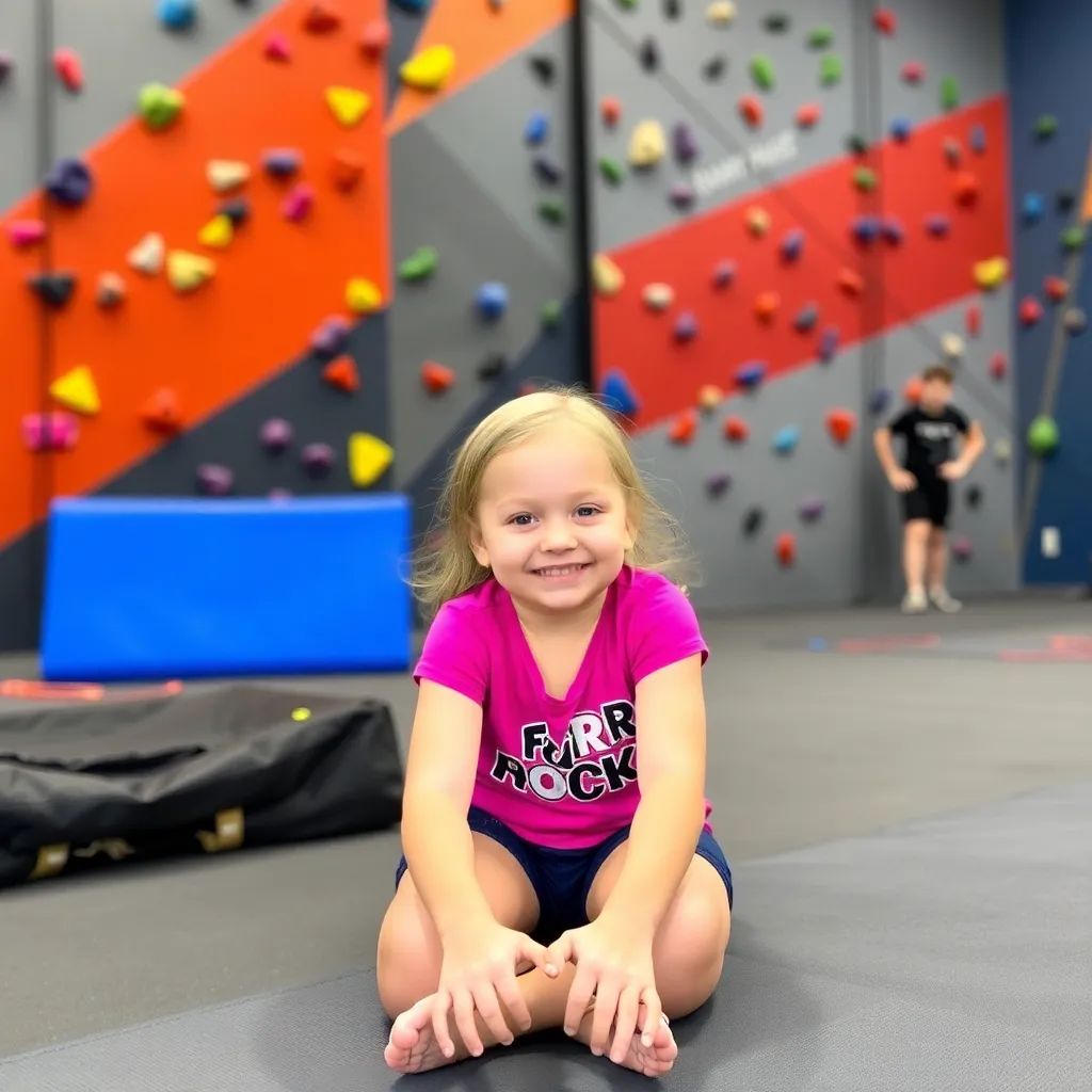 Kids birthday party places Central Rock Gym in Worcester