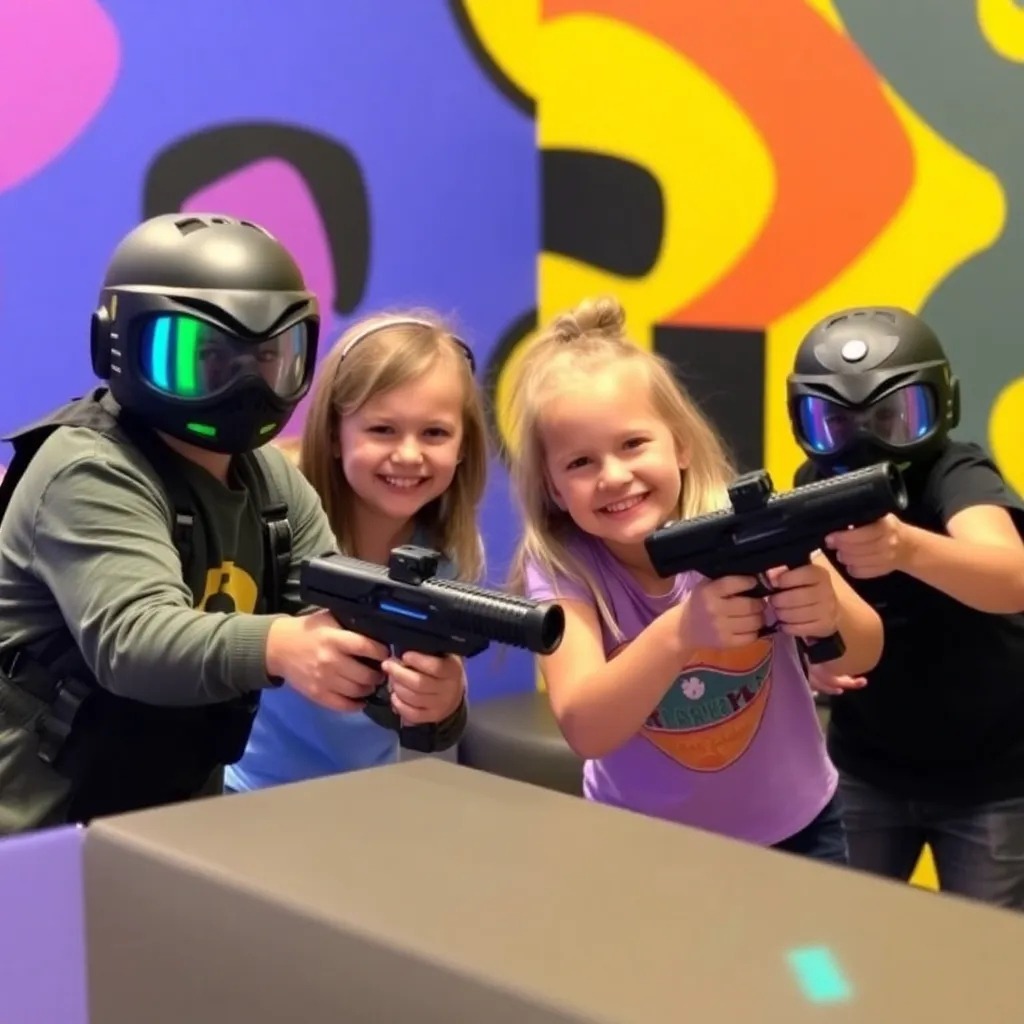 Kids birthday party places Chasers Laser Tag in Naperville