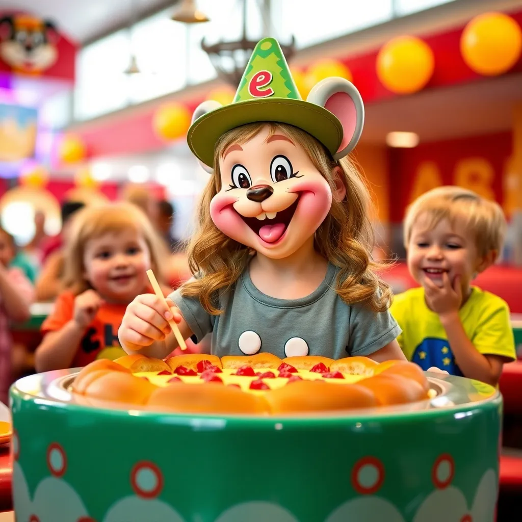 Kids birthday party places Chuck E. Cheese in Blaine