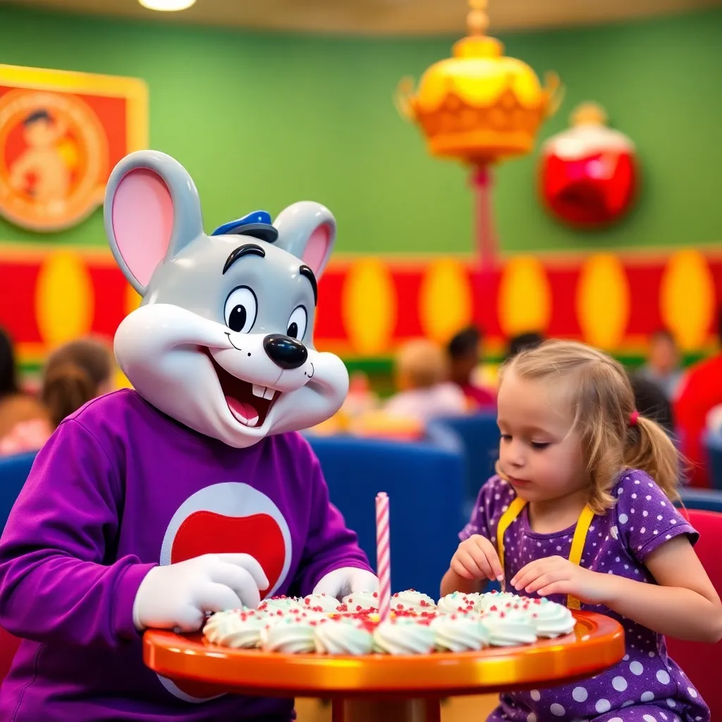 Kids birthday party places Chuck E. Cheese in Springfield