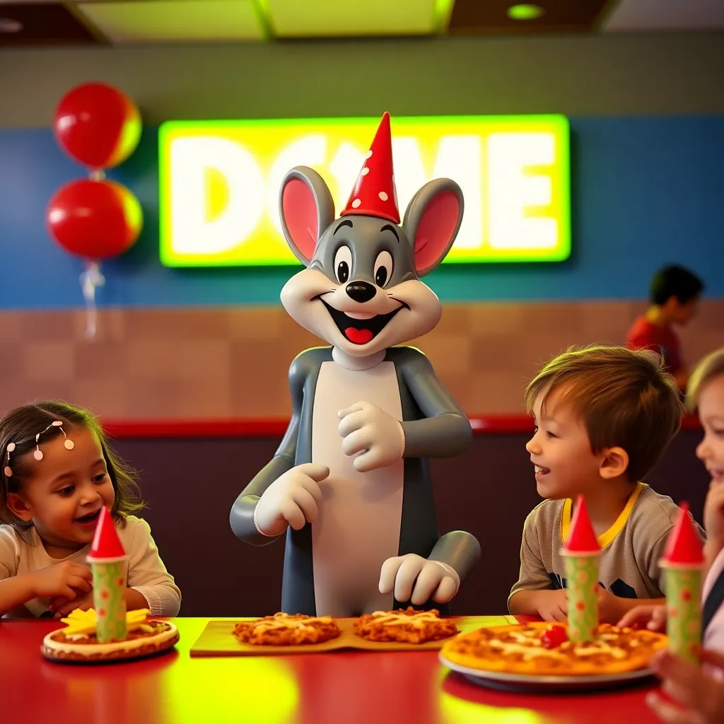 Kids birthday party places Chuck E. Cheese in Jonesboro