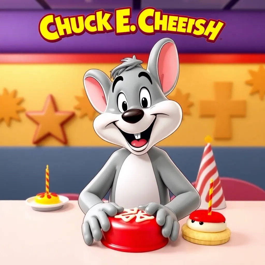 Kids birthday party places Chuck E. Cheese in Albuquerque