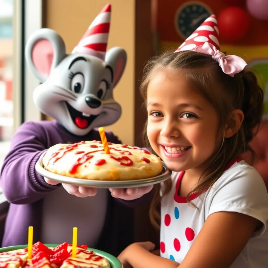 Kids birthday party places Chuck E. Cheese in Beaverton