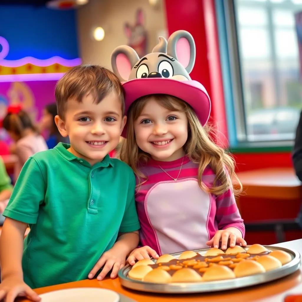 Kids birthday party places Chuck E. Cheese in York