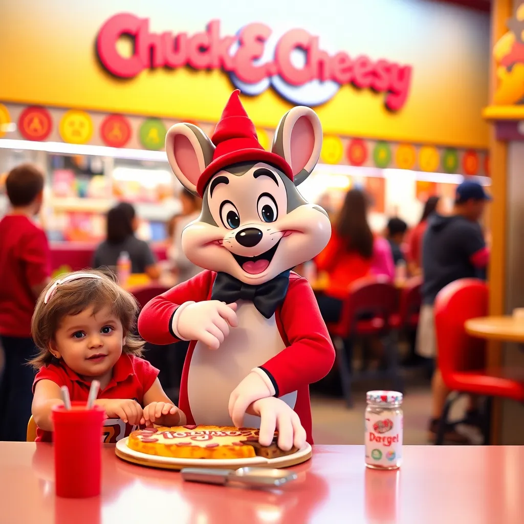 Kids birthday party places Chuck E. Cheese in Dickson City