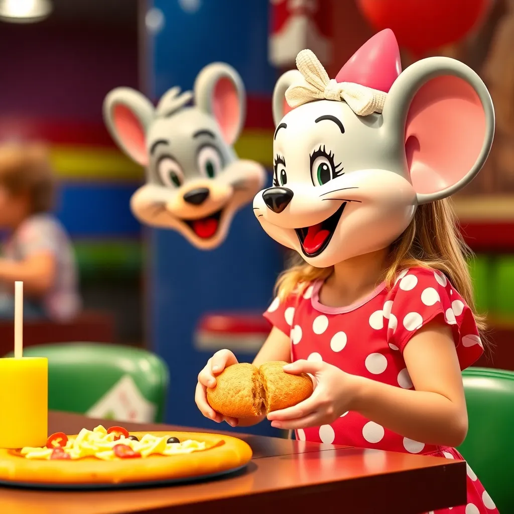Kids birthday party places Chuck E. Cheese in Sumter