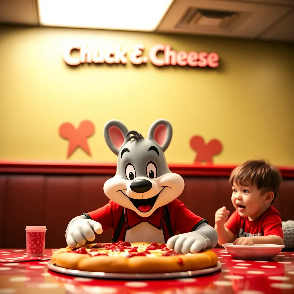 Kids birthday party places Chuck E. Cheese in Richmond