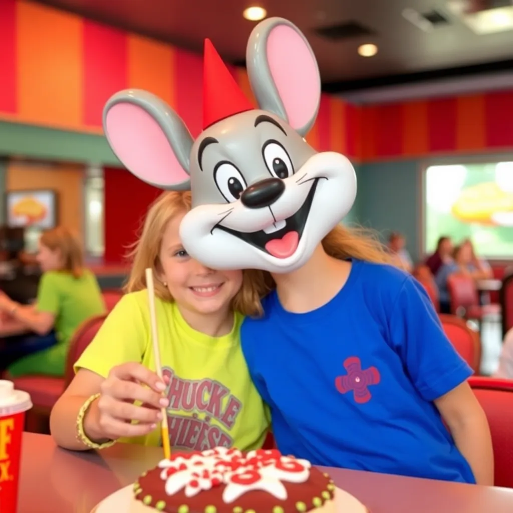 Kids birthday party places Chuck E. Cheese in Racine