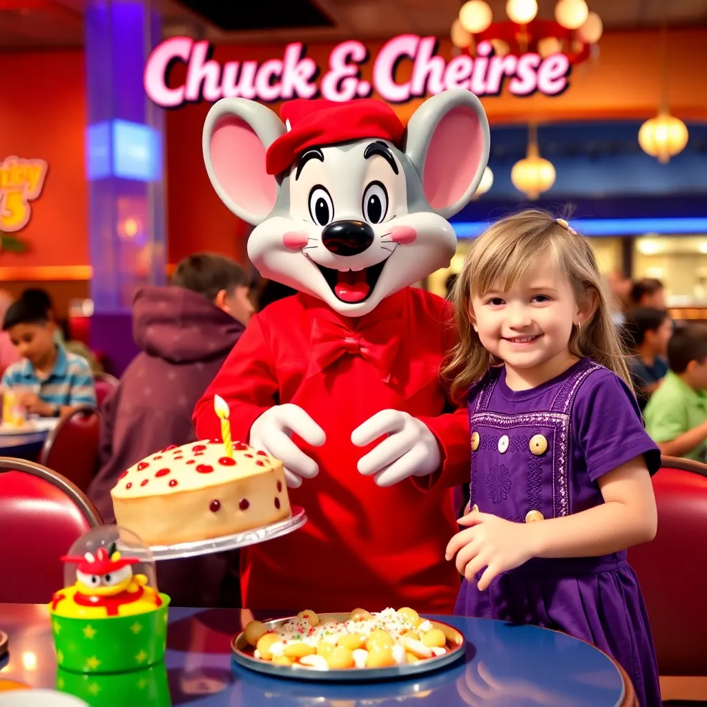 Kids birthday party places Chuck E. Cheese in Bradenton