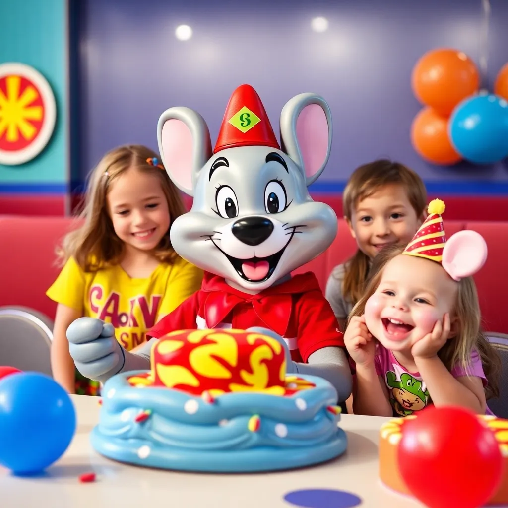 Kids birthday party places Chuck E. Cheese in Ocala