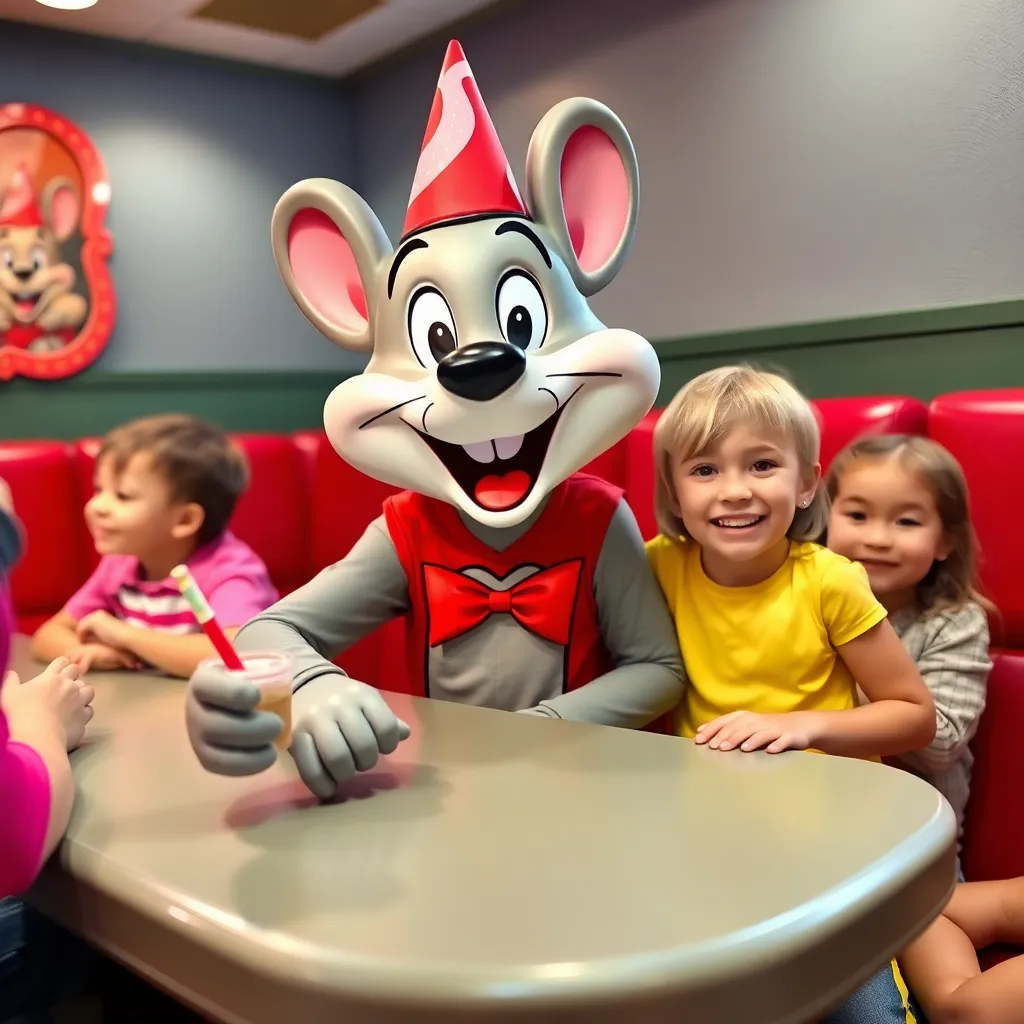 Kids birthday party places Chuck E. Cheese in Darien