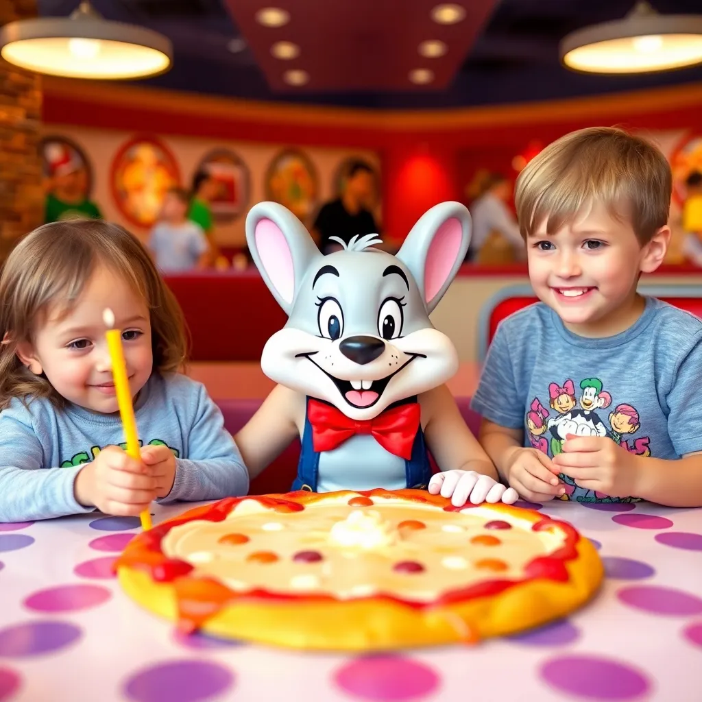 Kids birthday party places Chuck E. Cheese in Villa Park