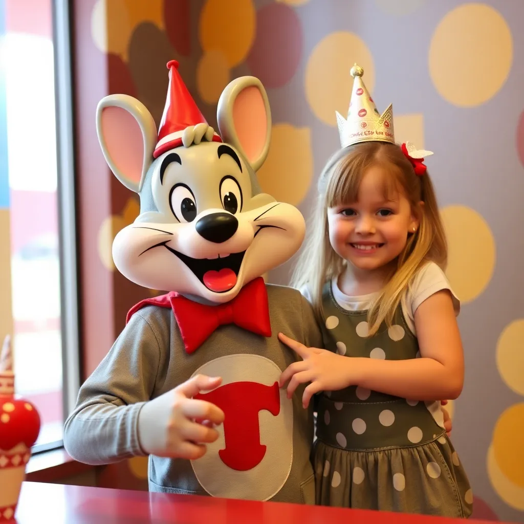 Kids birthday party places Chuck E. Cheese in Cedar Falls
