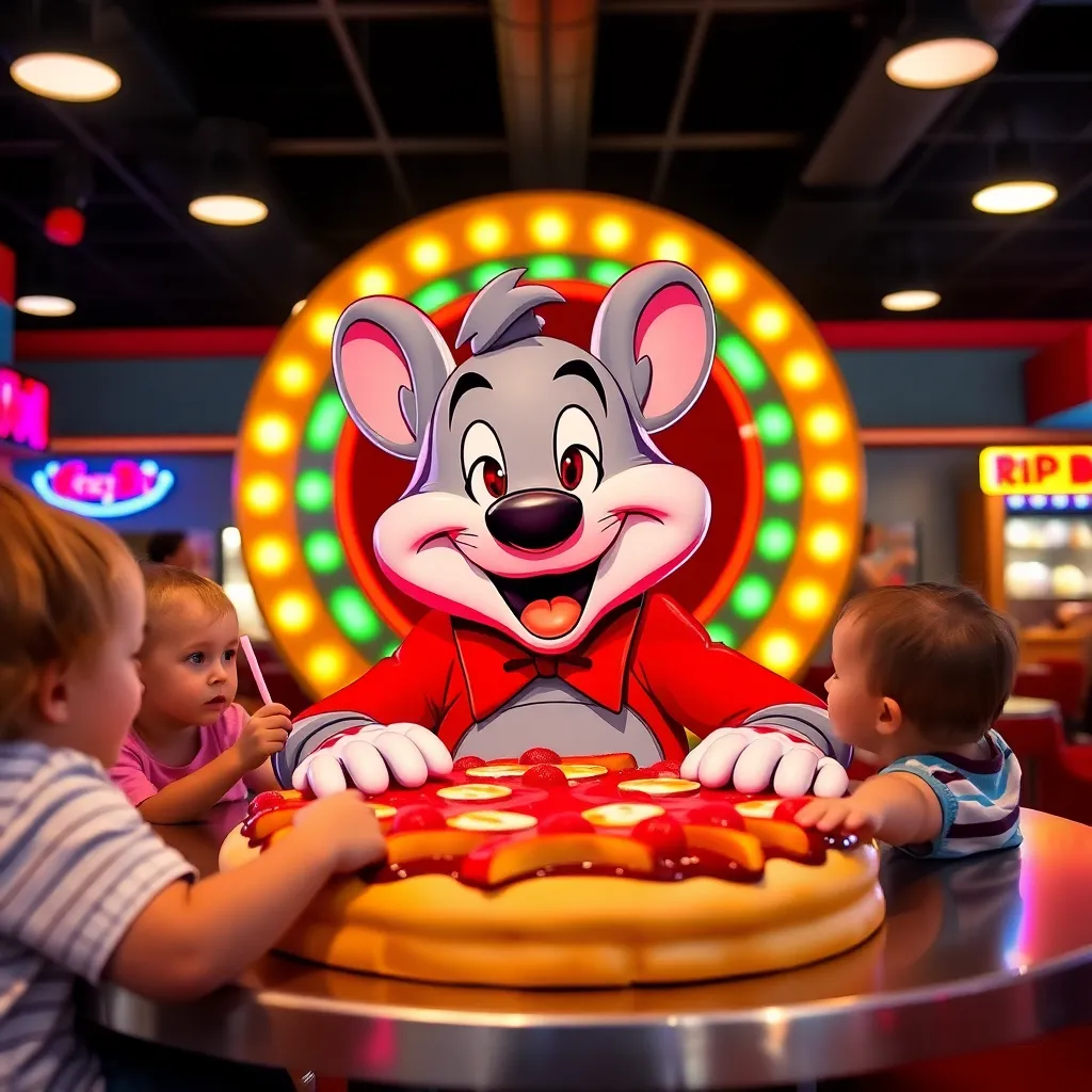 Kids birthday party places Chuck E. Cheese in Laurel