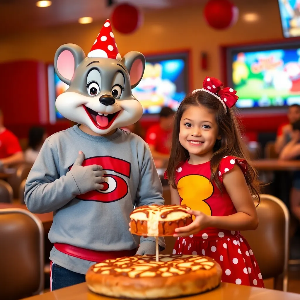 Kids birthday party places Chuck E. Cheese in Sterling Heights