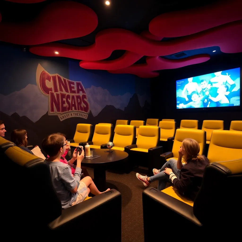 Kids birthday party places Cine Escapes in Gresham