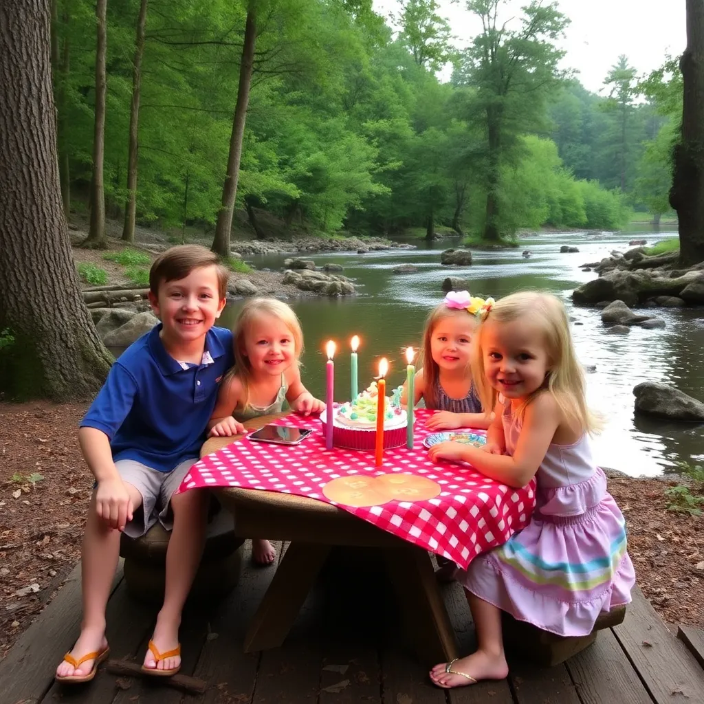 Kids birthday party places Clarkco State Park in Quitman