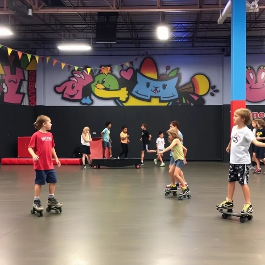 Kids birthday party places Cleveland Skate Place in Cleveland