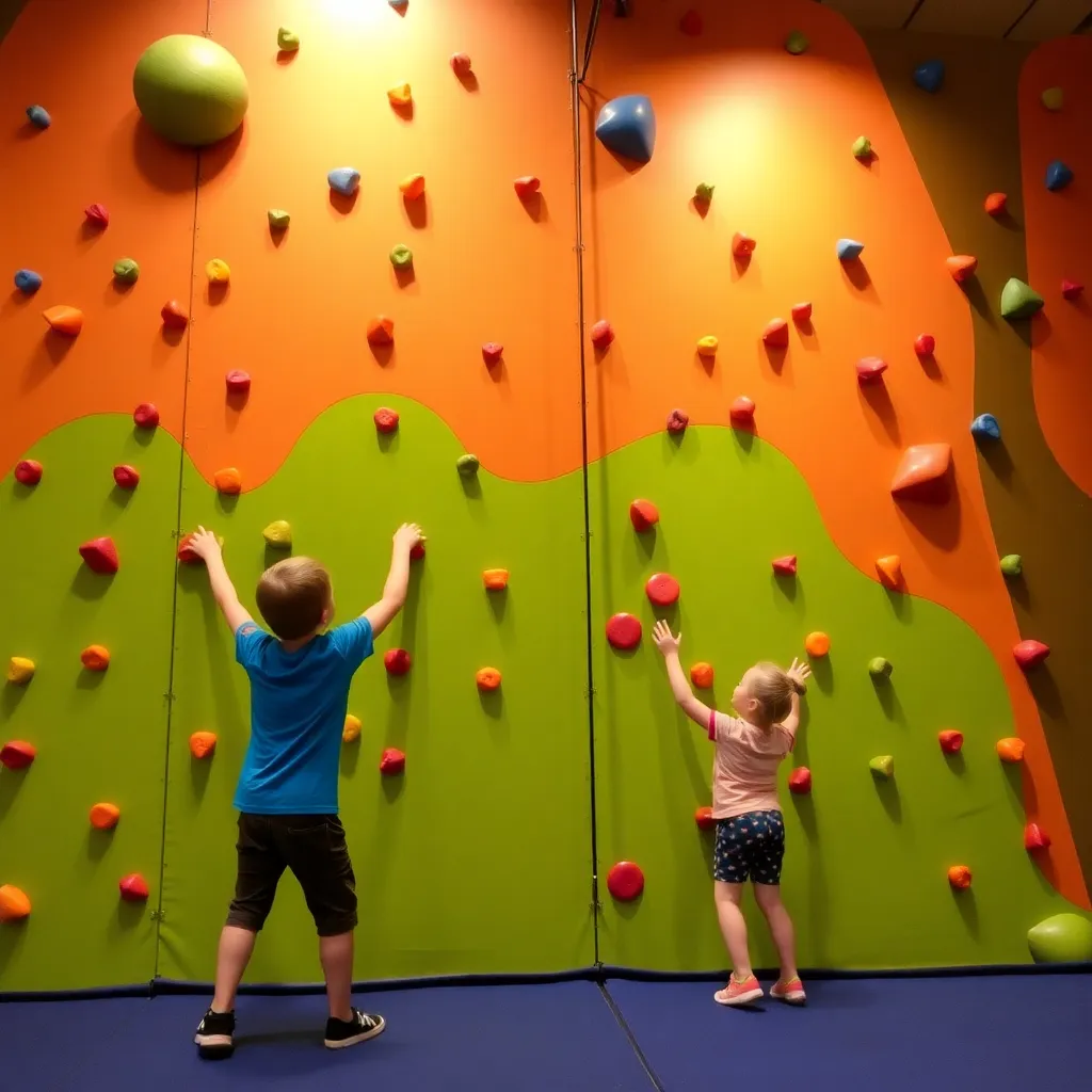 Kids birthday party places Climb Nulu in Louisville