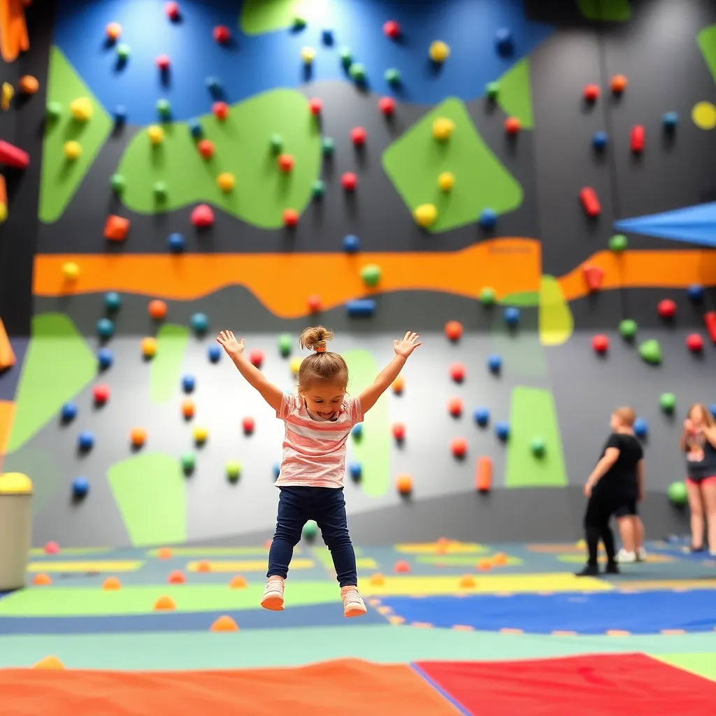 Kids birthday party places Climbzone At Mall Of America in Bloomington