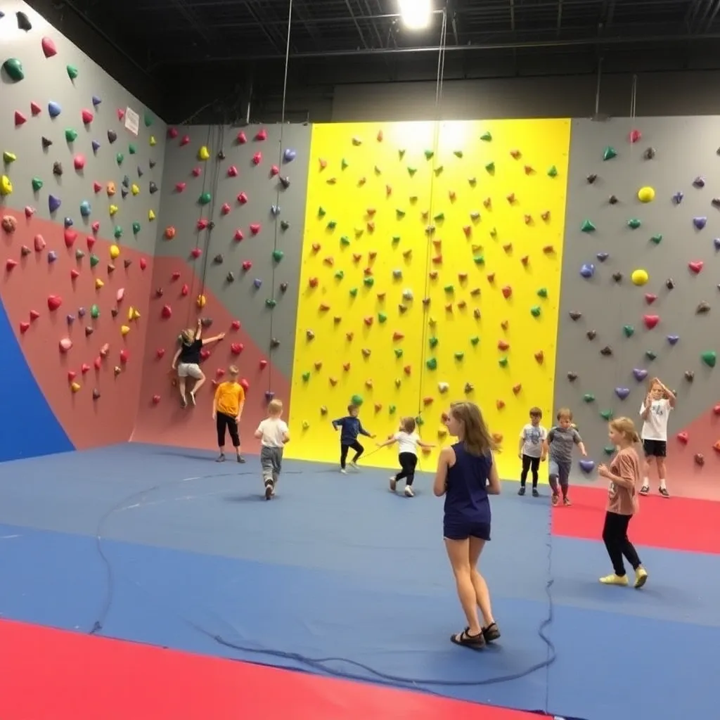 Kids birthday party places Climbzone in Howell Township
