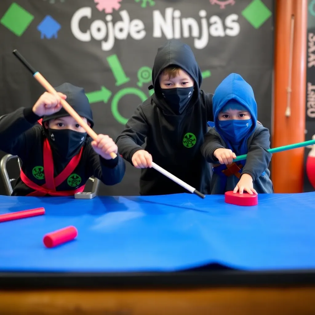 Kids birthday party places Code Ninjas in Hillsboro