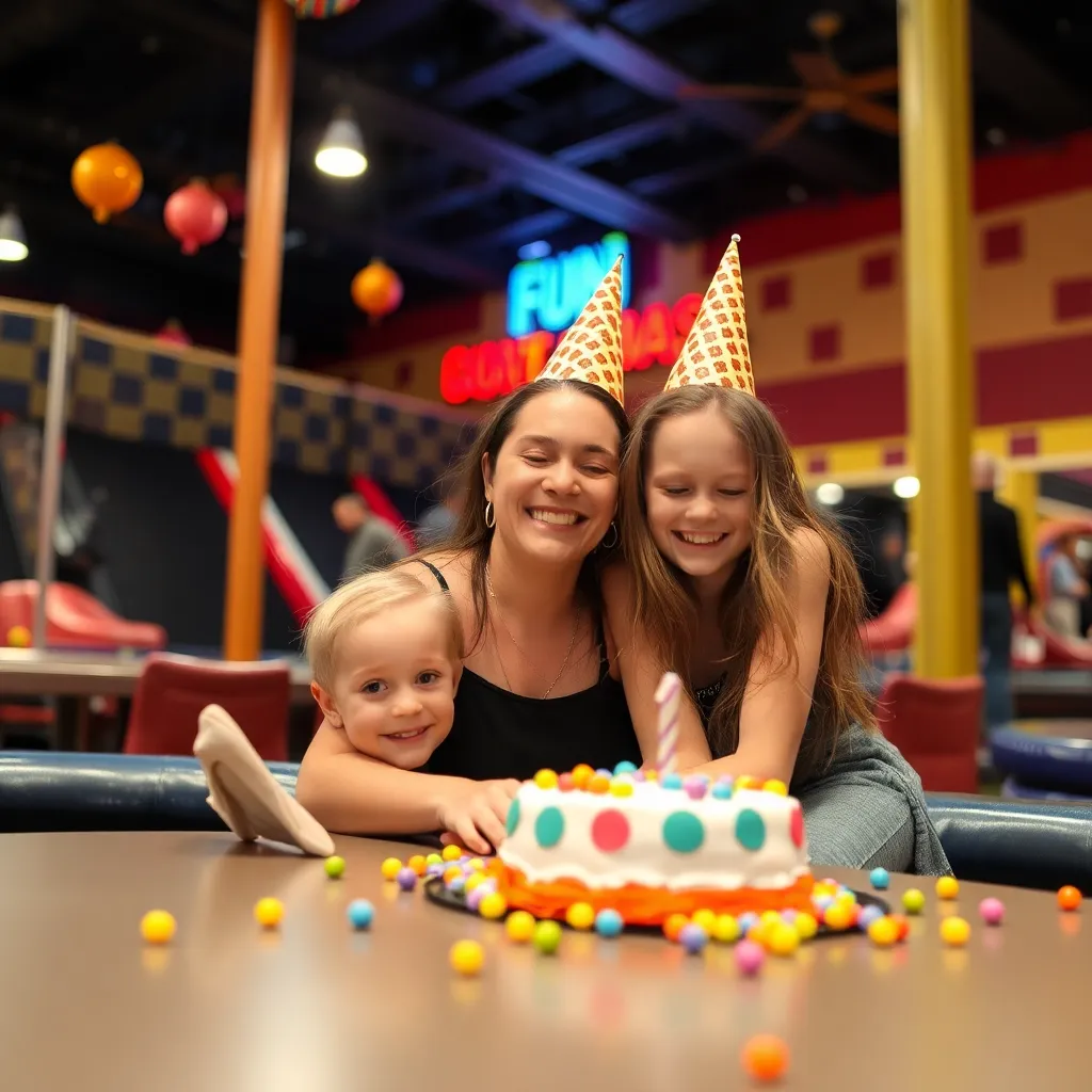 Kids birthday party places Commercial Fun Center in Elko