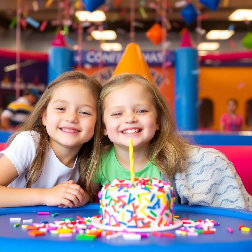 Kids birthday party places Confetti Fun Center in New Springfield