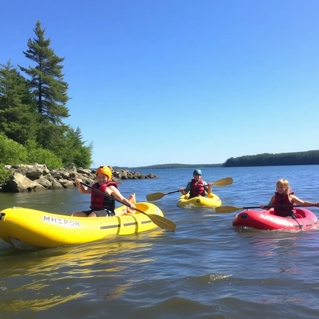Kids birthday party places Crab Apple Whitewater Inc - Maine in West Forks