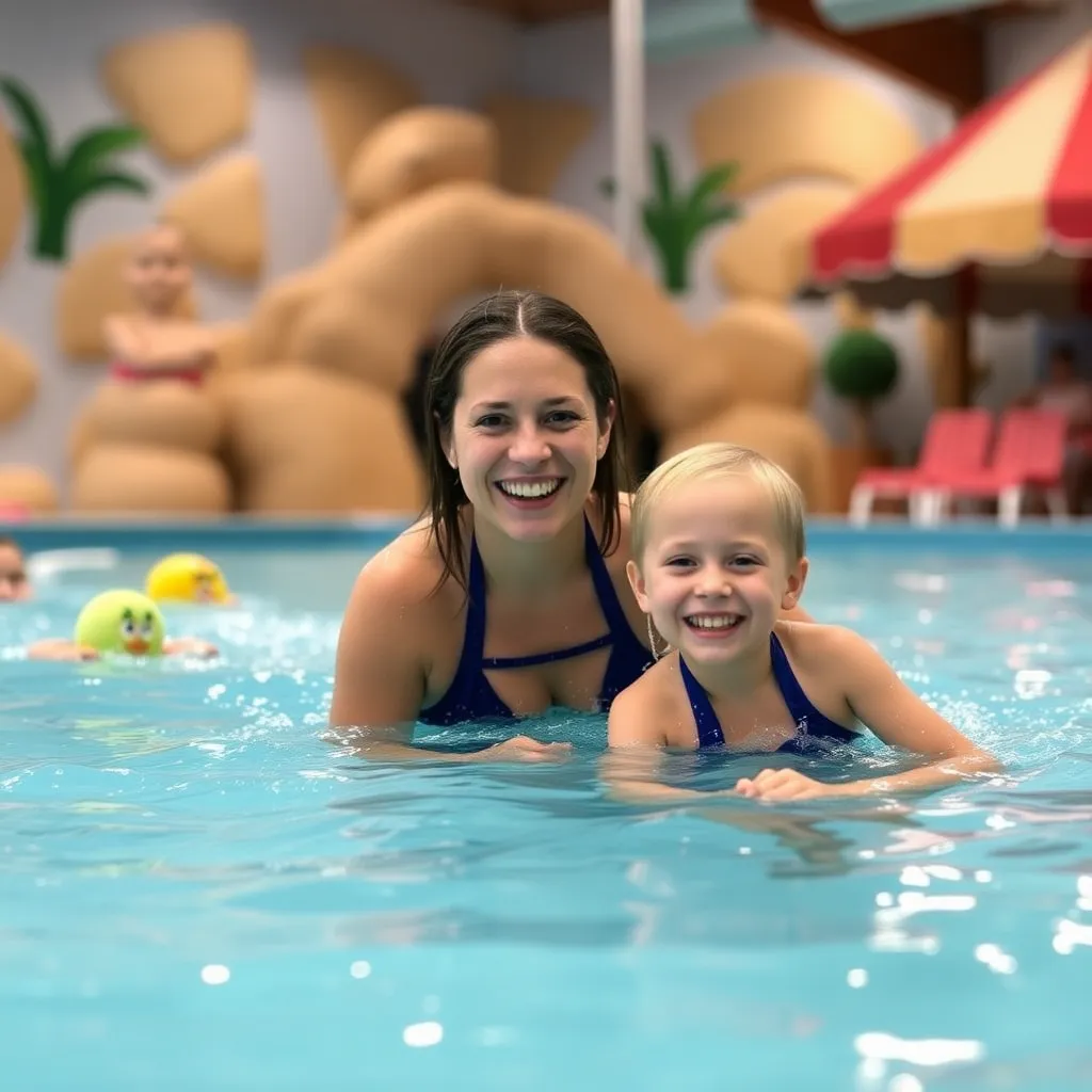Kids birthday party places Crawdaddy Cove Indoor Water Park in Madison