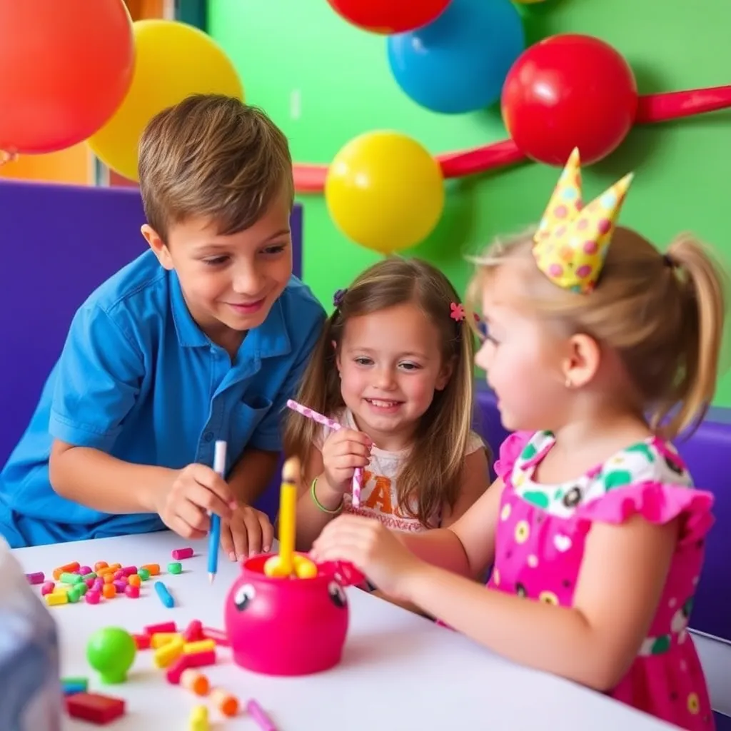 Kids birthday party places Creative Cube in Bernardsville