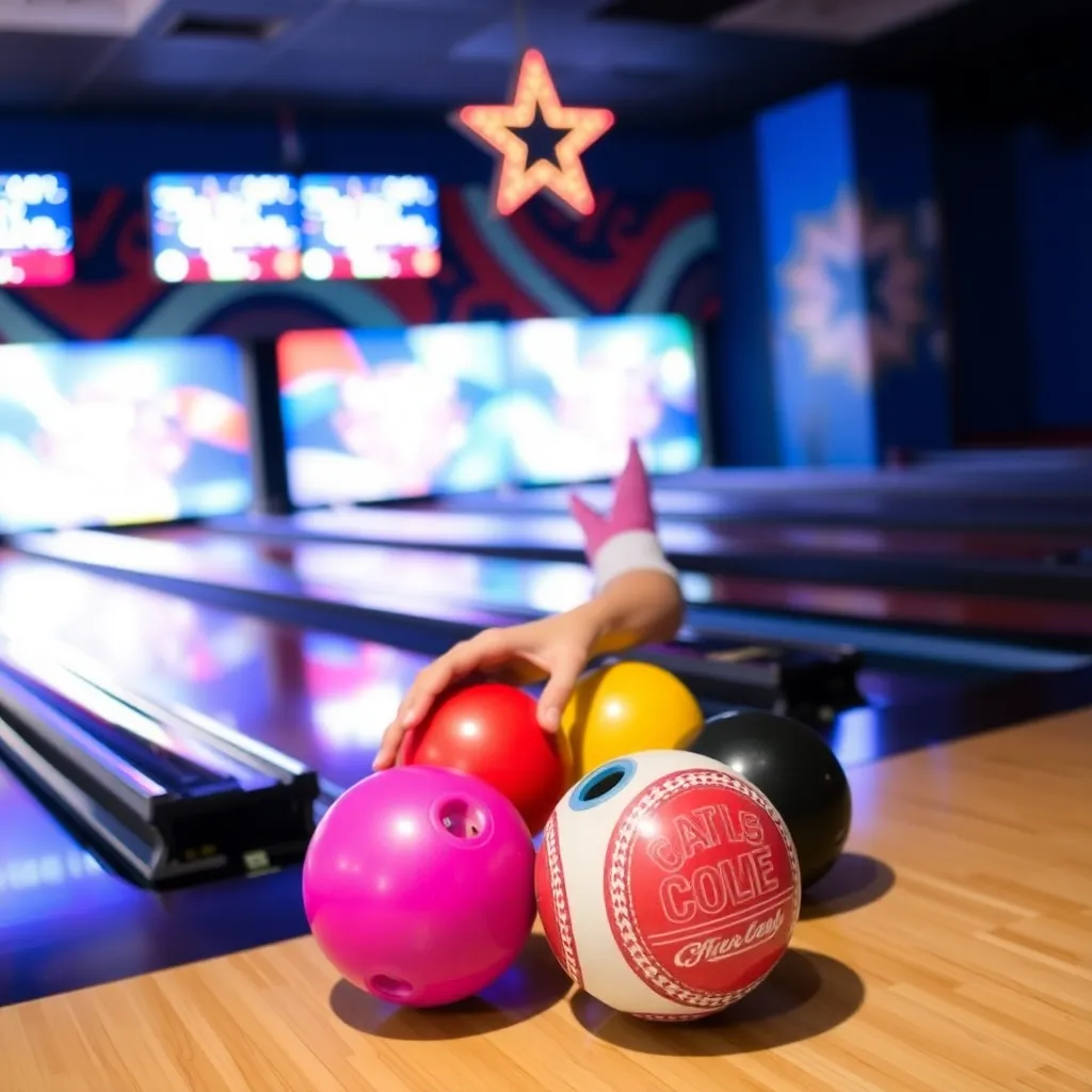 Kids birthday party places Crest Lanes in Marion