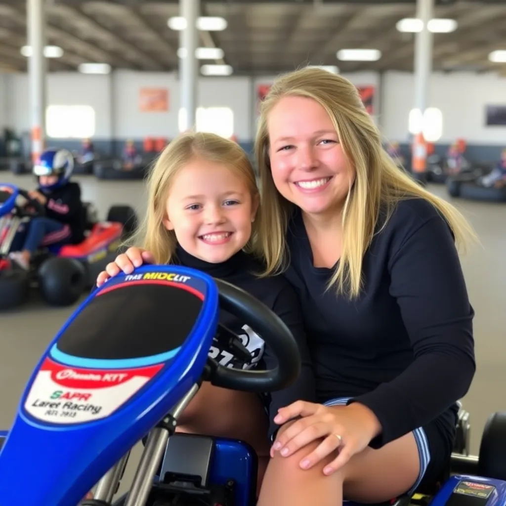 Kids birthday party places Crofton Go Kart Raceway in Gambrills