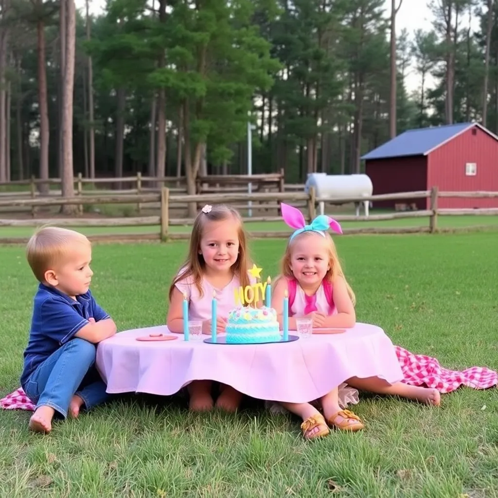 Kids birthday party places Crosswind Farm in Holly Hill