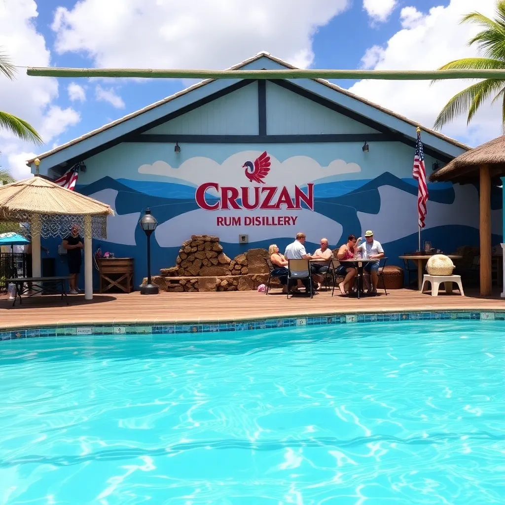 Kids birthday party places Cruzan Rum Distillery in Frederiksted