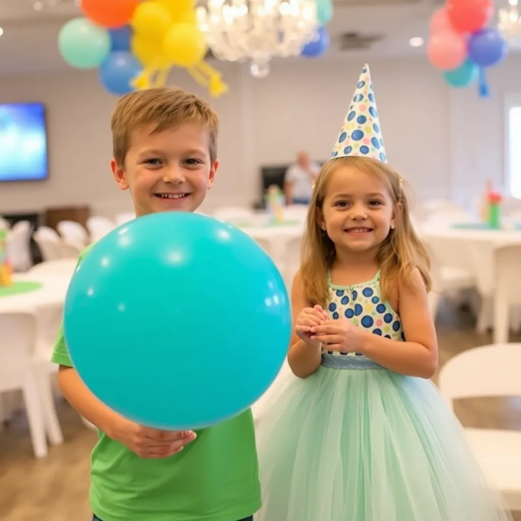 Kids birthday party places Curtis Event Center in Warner Robins