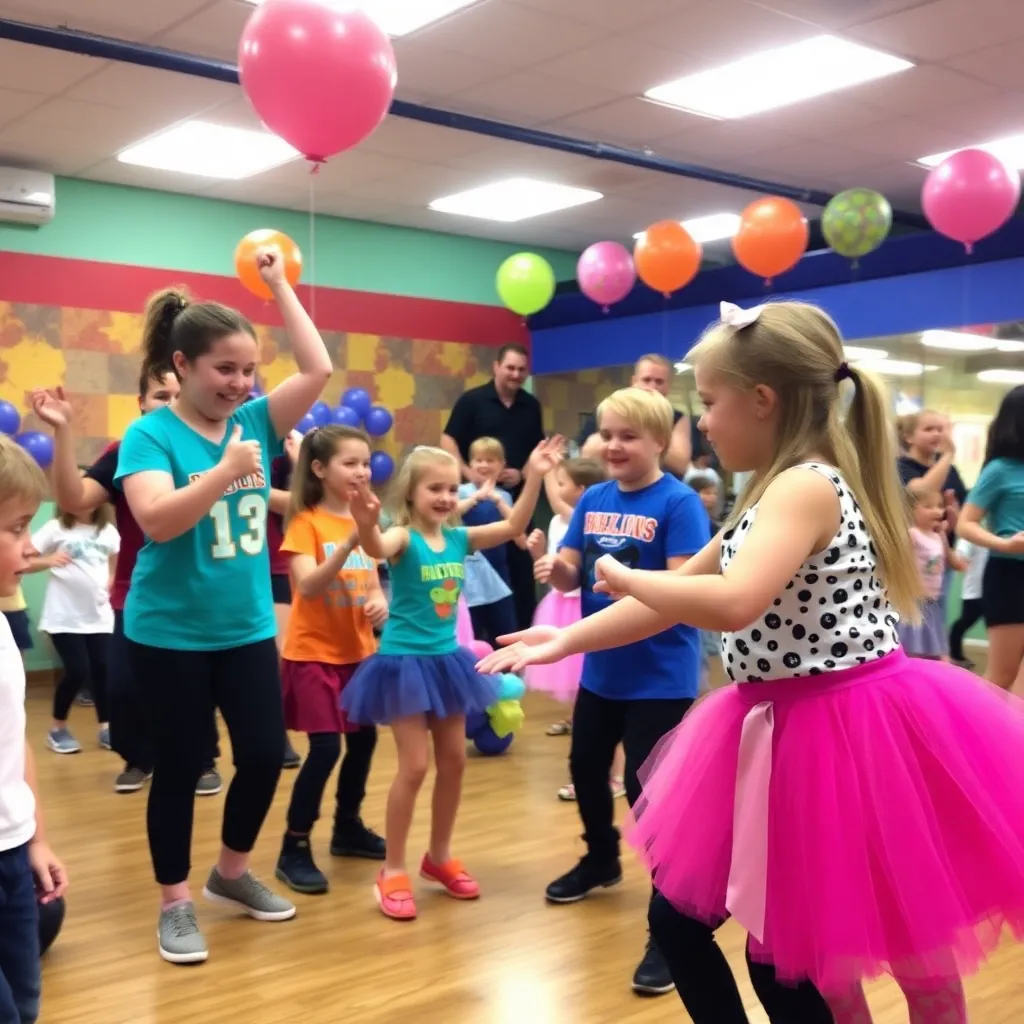 Kids birthday party places Dancesportva in Virginia Beach