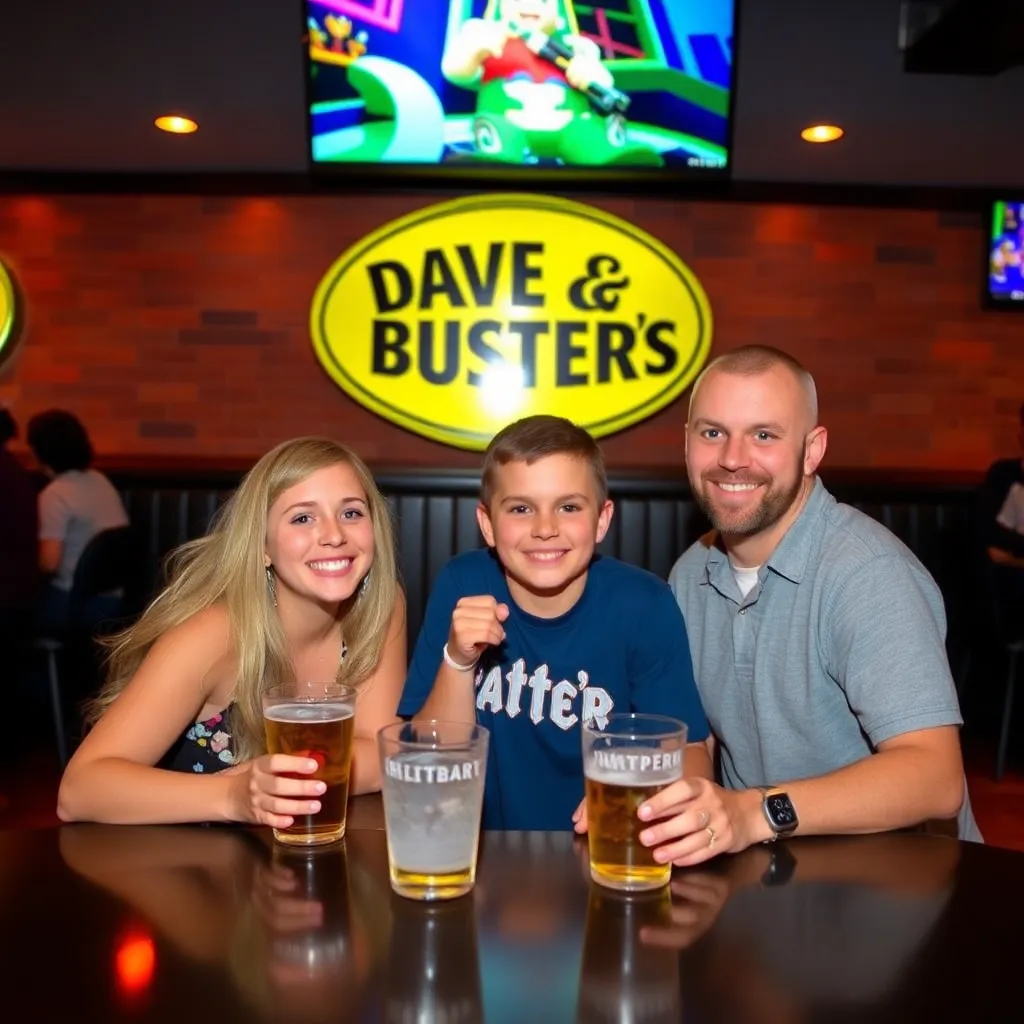 Kids birthday party places Dave & Buster's Edina in Edina