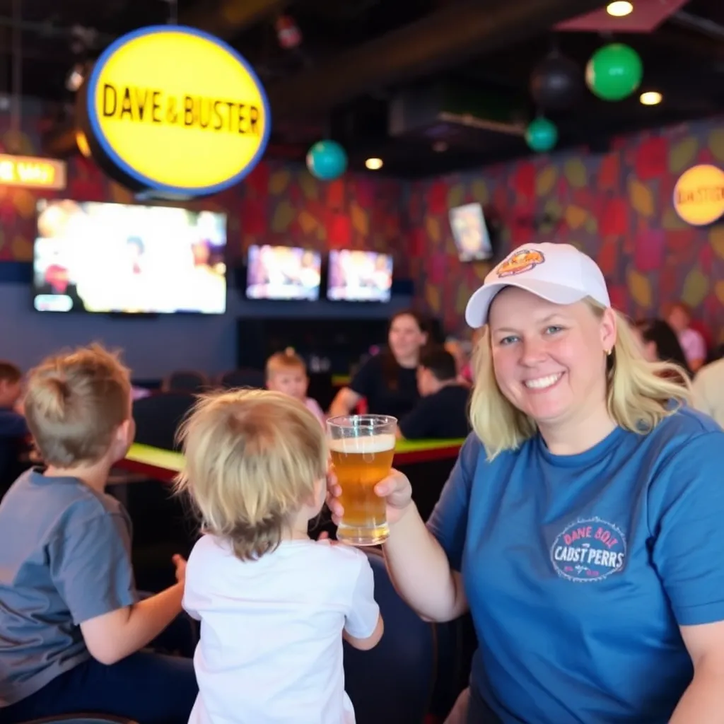 Kids birthday party places Dave & Buster's Sioux Falls in Sioux Falls