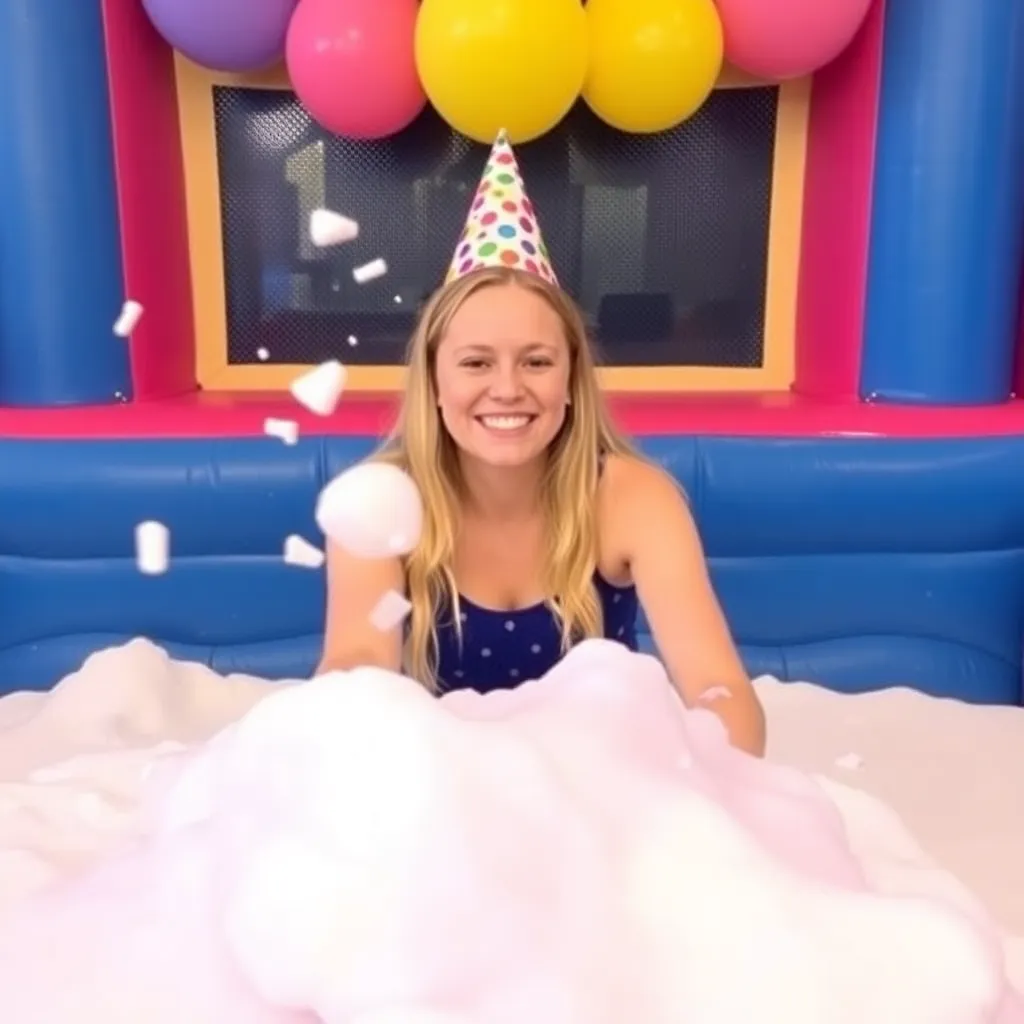 Kids birthday party places Derby City Foam Partys in Louisville