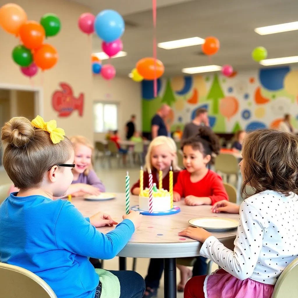 Kids birthday party places Desoto Missouri Community Center in De Soto