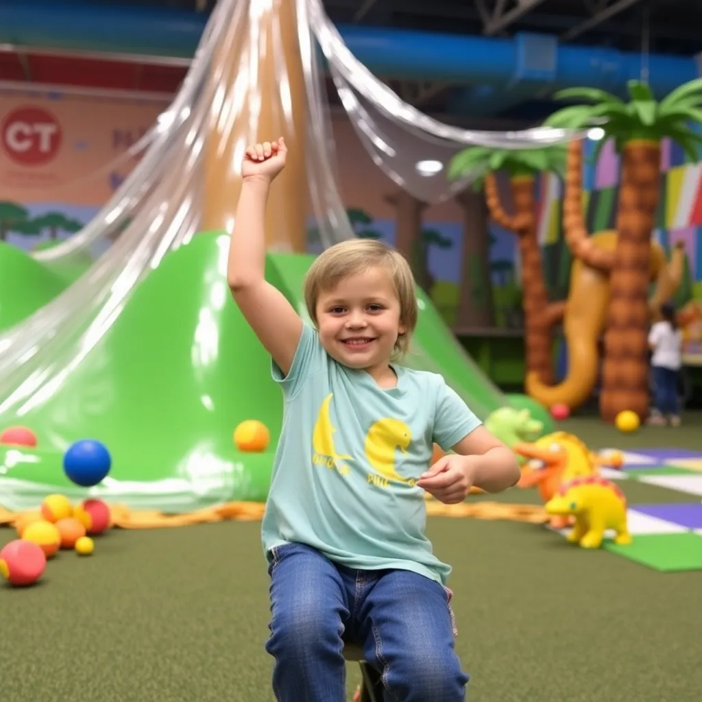 Kids birthday party places Dinodash Indoor Playground in Peachtree Corners